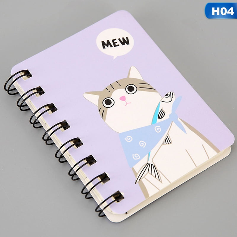 KABOER Newest Kawaii Cute Cactus Animals Daily Week Planner Spiral