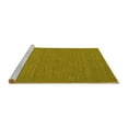 thumbnail image 2 of Ahgly Company Machine Washable Indoor Rectangle Abstract Yellow Contemporary Area Rugs, 6' x 9', 2 of 4