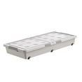 thumbnail image 3 of Caja de almacenamiento debajo de la cama, contenedor de almacenamiento debajo de la cama, organización multifuncional con cubierta para libros, juguet 100CMX50CMX13.5cm, 3 of 8