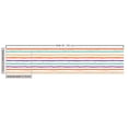 thumbnail image 3 of Ambesonne Purple Stripe Fabric by the Yard Upholstery, Lines Modern Colorful, 10 Yards, Vermilion and Pale Orange, 3 of 5