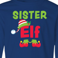 thumbnail image 4 of Inktastic Christmas Sister Elf Long Sleeve Youth T-Shirt, 4 of 5
