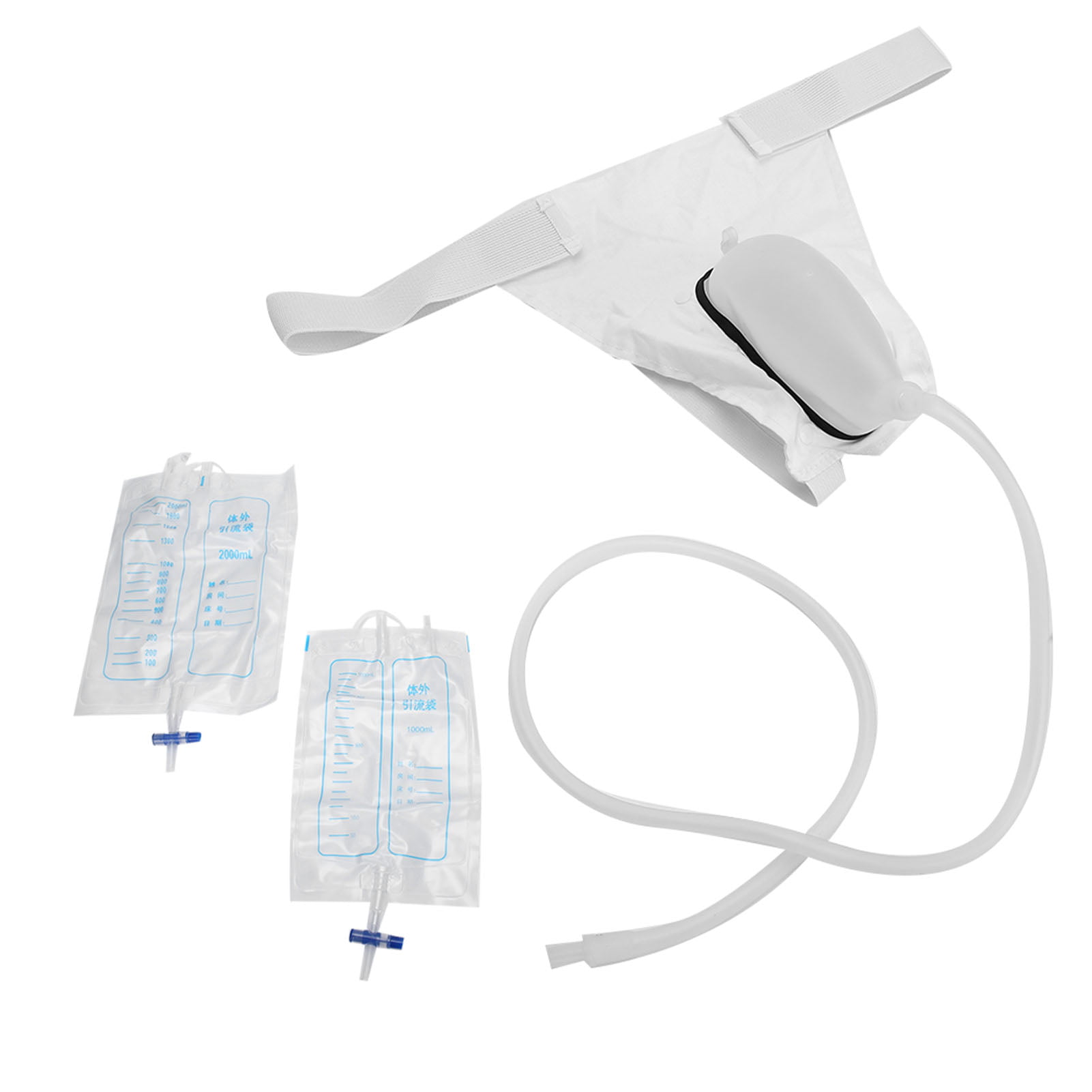 Amazon.com: Silicone Urine Collector With 2 Urine Catheter Bags, Female  External Catheter For Women, Urine Catheter Bags For Reusable Portable  Female Comfort Fit Urinal System [Women] : Health & Household