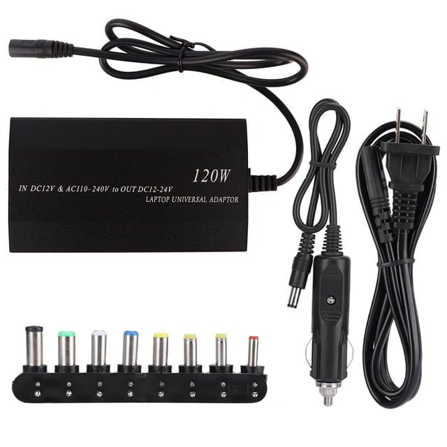 W Adapter,120W Home/Car Use Universal Notebook Adapter Charger Computer Power Adapter Stylish and Modern