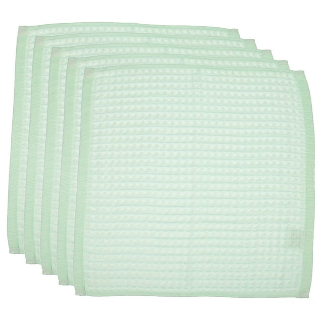 6Pcs Waffle Cotton Towels Adult Highly Absorbent Towels Hand Face Head Towel