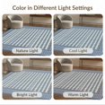 thumbnail image 7 of ODIKA Layering Vintage Striped Gingham Border Farmhouse Felpudo Front for Guest Room, Lounge, Apartment, Non-Slip Low Profile, 7 of 7