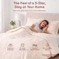 thumbnail image 3 of Loomsnest 2-Piece Twin Comforter Set, All Season Duvet Insert, Soft, Lightweight, Diamond Stitched, Reversible Down Alternative Comforter (Floral Pink & Ivory), 3 of 8
