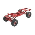 thumbnail image 3 of Mornei 1/12 RC Car Chassis Frame Aluminum with Wheel Tire Spare Parts for LC79 Vehicles red, 3 of 9