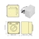 thumbnail image 4 of Interruptor A Prueba De Polvo Más Seguro De Alta Resistencia, Enchufe De Interruptor Impermeable Para Exteriores, Resistente Al Fuego Para El Hogar Y La Oficina Duradero ANGGREK Otros, 4 of 8