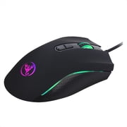 HXSJ Computer Accessory, Led Optical Computer Buttons 7 Color 7 Color LedPlayer Mice Optical ComputerColor Led Optical WiredComputerPlayer 7 Buttons 7 Player Mice