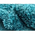thumbnail image 6 of Unique Loom Solid Shag Collection Area Rug (2' 7" x 19' 8" Runner Deep Aqua Blue), 6 of 7