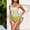 Green womens swimsuits, variant on Womens Swimsuits Pimelu Bathing Suit for Women One Piece Swimsuit Womens One Piece Bathing Suit Fashion Color Block One Shoulder Athletic Swimwear Girls Ladies High Waist Tankini Beachwear