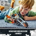 thumbnail image 4 of LEGO Marvel Ghost Rider Mech & Bike Building Toy for Boys & Girls Ages 7+ - Marvel Superhero Toy W/ Movable Action Figure - Gift for Kids & Fans - 76245, 4 of 8