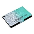 thumbnail image 4 of SaniMore for Fire 7" 12th Gen 2022 Wallet Case, Auto Wake/Sleep Flip Folio Case Card Holder Kickstand PU Leather Tablet Cover Shockproof TPU Backplane Fashion Case, Green Quicksand, 4 of 12