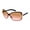 Rose Gold, variant on Women's CC201 Metal Shield UV400 Protective Rectangular Fashion Sunglasses, 132mm