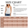 thumbnail image 7 of Thermal Tank Top for Women Fleece Lined Adjustable Spaghetti Strap V Neck Camisole Slim Fit Sleeveless Thermal Base Layer Undershirt, 7 of 7