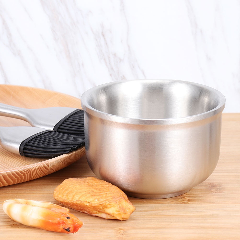 KHBUAB Household Ramen Bowl Heat-Resistant 304 Stainless Steel 2Pcs