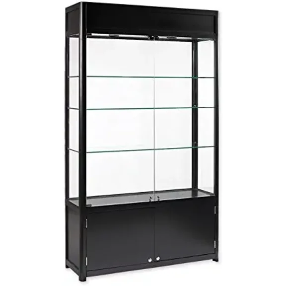Humidor Supreme Quality Importers Display Tower, Double Wide, Includes Lights, Model WD-400