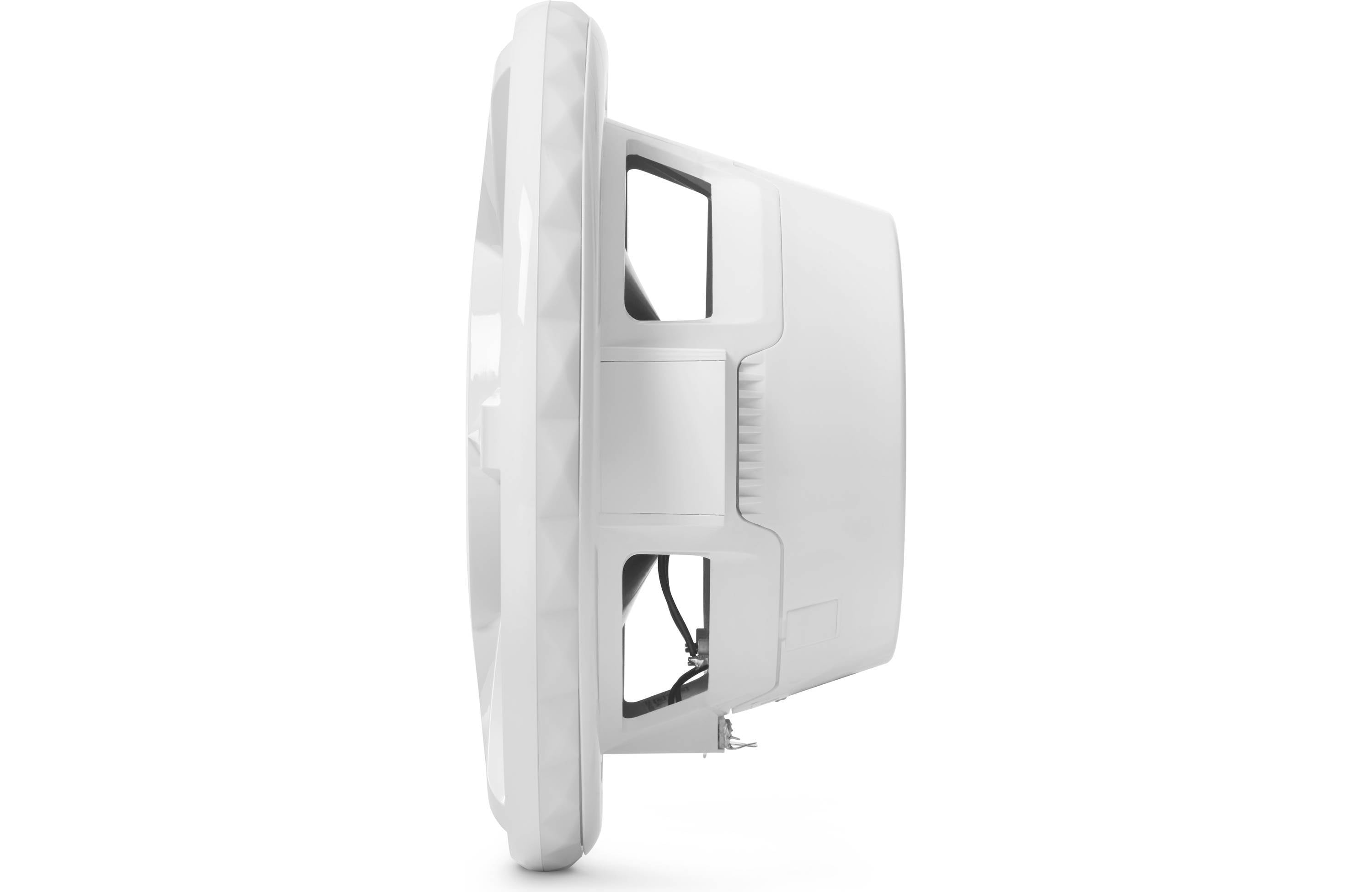 25" White Stadium Series Coaxial Marine RGB Speakers