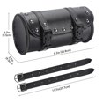 thumbnail image 2 of Motorcycle Handlebar Bag, Pu Motorcycle Fork Tool Bag Motorcycle Tool Bag For Motorcycle Front Forks With 2 Straps, 2 of 5