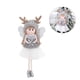 thumbnail image 4 of Muñeco de Navidad Colgante Resistente al desgaste Decoración del árbol de Navidad Adorno de muñeca colgante, Gris Vogacara HA001211-03, 4 of 6
