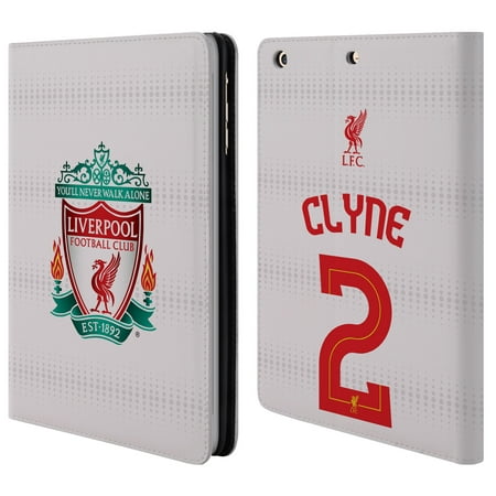 OFFICIAL LIVERPOOL FOOTBALL CLUB CREST & PLAYER SHIRT AWAY LEATHER BOOK WALLET CASE COVER FOR APPLE