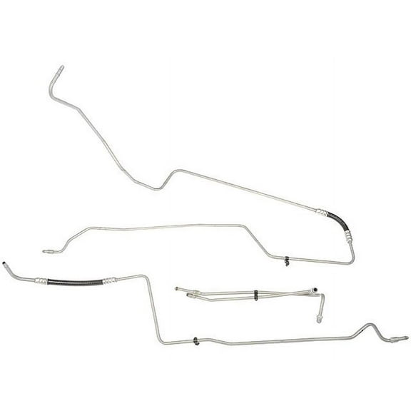 Inlet and Outlet Auto Trans Cooler Hose Assembly - Compatible with 2004 - 2005 Ford Expedition