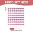 thumbnail image 2 of Heart Stickers, Self Adhesive Acrylic Heart Rhinestones Jewel Stickers for Crafting Light Pink 2 Sheet, 2 of 6