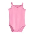 thumbnail image 2 of hengsof Baby Girls Sleeveless Romper, Cotton Breathable Comfortable Suspenders Bodysuit, Summer Thin Newborn Crawling Climbing Suit, 2 of 7
