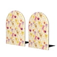 thumbnail image 2 of Picia Rabbit And Balloon Pattern Wood Bookends for Shelves,Non-slip Bookends, Heavy Duty Wooden Bookend Support,1 Pair, 2 of 8