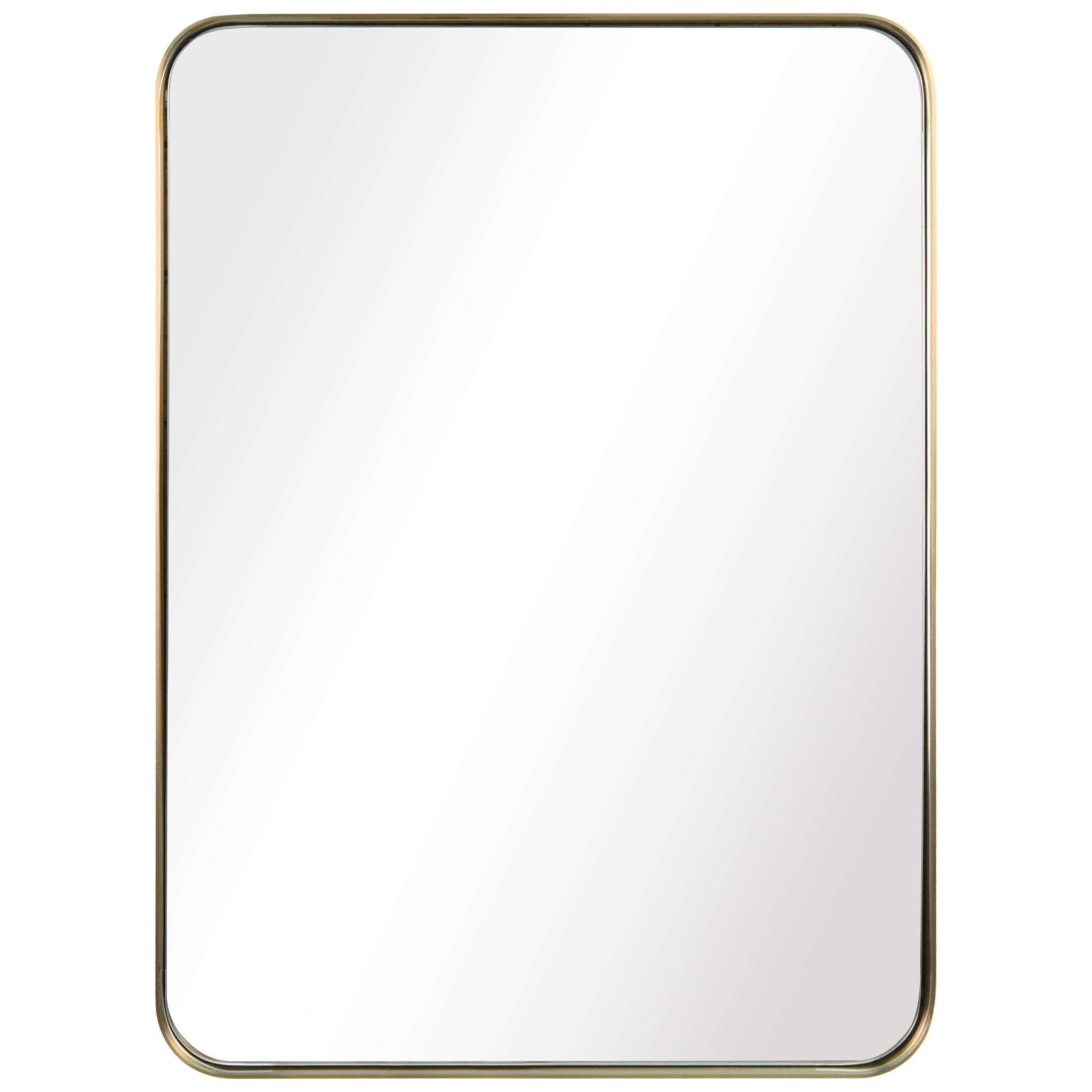 Empire Art Direct Ultra Brushed Gold Stainless Steel Frame Rectangle