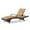 Multibrown/Caramel, variant on GDF Studio Olivia Outdoor Wicker Adjustable Chaise Lounge with Cushion, Multibrown and Caramel