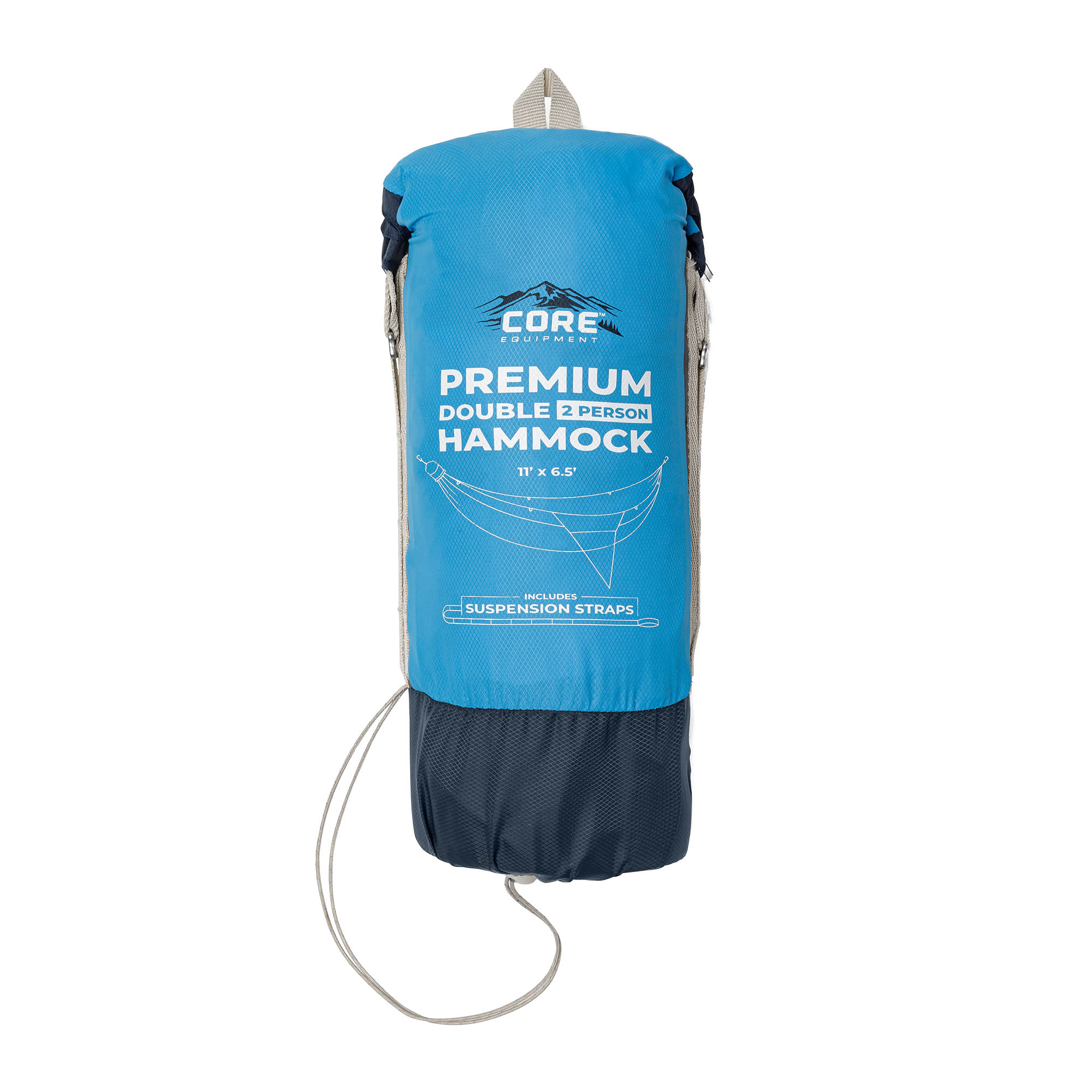 CORE Premium Double Hammock - Blue