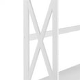 thumbnail image 3 of Yaheetech 2-Tier X-Design Console Table Sofa Side End Table for Entryway Living Room, White, 3 of 10