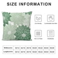 thumbnail image 5 of JRXY  Sage Green White Pillow Covers Dahlia Floral Decor Throw Pillows Summer Modern Geometry Flower Outdoor Decorative Cushion Cases for Sofa Couch Bed Decorations White, 5 of 5