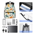 thumbnail image 6 of Lsque Dinosaurs and Tropical Leaves Classic Casual Backpack - Large Capacity Water-Resistant Backpack for School, Work, Travel, and Outdoor Activities, 6 of 8