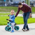 thumbnail image 4 of Costway Baby Balance Bike Toddler Riding Toys  w/ 4 Wheels Blue, 4 of 10