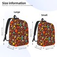 thumbnail image 4 of Balery Retro Coffee Vintage Canvas Backpack for Men and Women - Large Capacity, Durable Travel Laptop Bag for School, Work, Hiking, and Outdoor Activities, 4 of 7