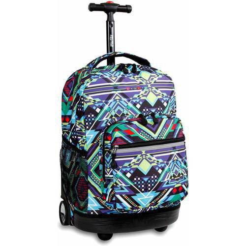 J World Sunrise 18" Rolling Backpack by J World