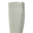 thumbnail image 3 of 1 paire de chaussettes de compression à fermeture éclair et bout fermé de 15 à 20 mmHg pour femmes, bas de compression montants, gris, taille XXXL, 3 of 4