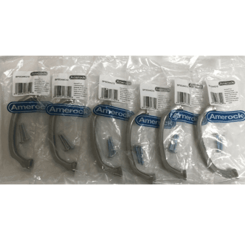 Amerock BP55344G10, Satin Nickel Finish Cabinet & Furniture Pull with 6 Pieces