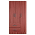 thumbnail image 5 of Better Home Products Symphony Wardrobe Armoire Closet with Two Drawers Mahogany, 5 of 7