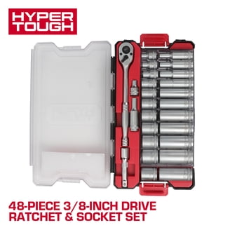 Hyper Tough 137 Piece 1/4 and 3/8 inch Drive Mechanic Socket Set