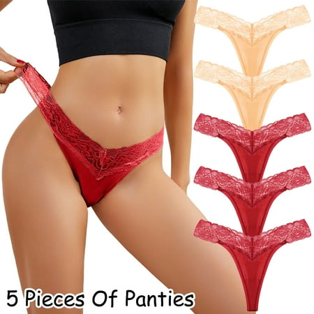 

Cathalem Cotton Womens Undies Underpants Sexy Lace Panties Underwear Panties Bikini Solid Womens Briefs Remote Control Panties Underpants L Small
