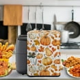 thumbnail image 4 of ZUXONGSY Fall Pumpkin Air Fryer Cover Electric Rice Cooker Dust Cover with Pockets And Handle Maple Leaf Rice Cooker Coffee Machine Cover Stain Resistant Thanksgiving Fall Decor, 4 of 7