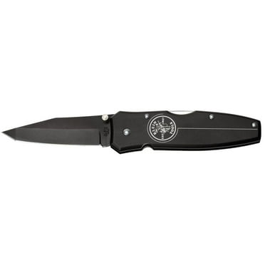 Klein Tools 44052BLK 2-1/2 in. Tanto Lockback Knife