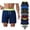 Style1-Dark Blue mens shorts, variant on Mceream Men's Swim Trunks Quick Dry Beach Shorts with Pockets Quick Dry Bathing Suit Stretch Compression Liner Swim Shorts Elastic Waist Drawstring Beach Wear Swim Suits Gray XL