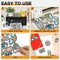 thumbnail image 2 of baomifa-Printable Vinyl for Inkjet Printer & Laser Printer - 40 Pcs Glossy White Inkjet Printable Vinyl Sticker Paper, 8.5"x11", 2 of 4