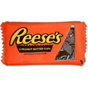 iscream REESE'S PEANUT BUTTER CUPS PACKAGNG PLUSH PILLOW