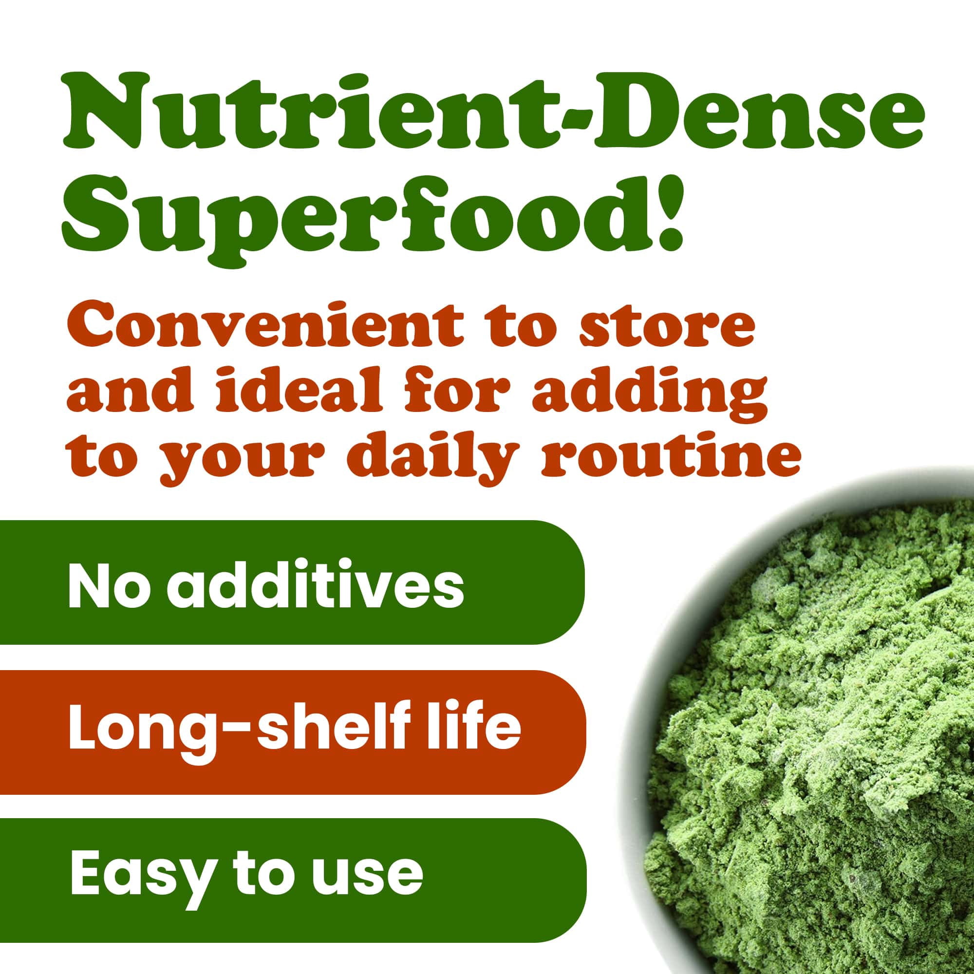 Wheatgrass Powder, 2 Pounds - Rich in Vitamins & Nutrients, 100% Pure, Nutrient-Dense Superfood, Vegan, Raw, Kosher, Bulk