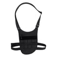 thumbnail image 4 of Bolso de hombro para hombre, mochila con correa ajustable, bolso cruzado ligero, mochila para motocicleta, Camping, viajes, deportes al aire libre Negro, 4 of 8